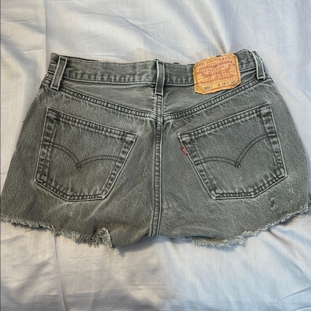 Levi's Women's Gray Denim Shorts